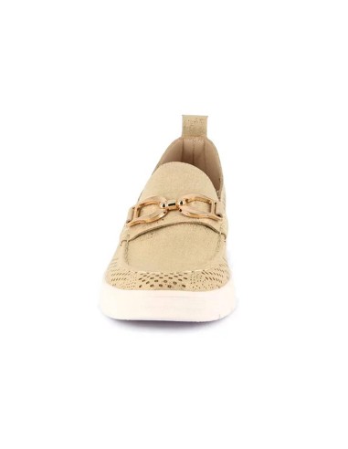 Grunland Sivi mocassino laserato super leggero